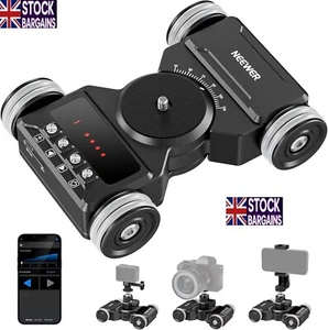 Neewer Motorized Camera Video Dolly Kit App Control for DSLRs /Phones (E587) - Picture 1 of 19