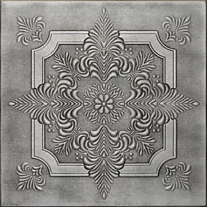 Tin Look R29 Antique Silver Styrofoam Glue Up Ceiling Tiles !!!!! - Picture 1 of 1