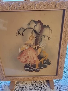 Signed Benjamin Harris Original Framed Air Brush, Watercolors See Pictures. - Picture 1 of 7