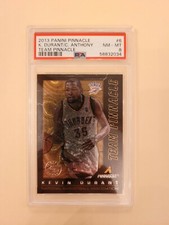 2013-14 Team Pinnacle #6 Kevin Durant/Carmelo Anthony PSA 8 NM-MT 