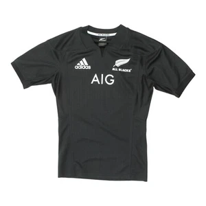 Camisa Adidas negra para hombre New Zealand All Blacks 2016/17 | Camiseta deportiva de rugby - Imagen 1 de 3