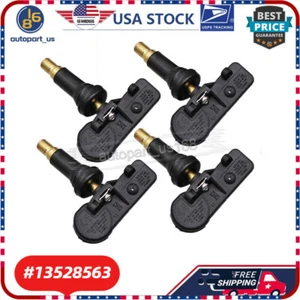 4X Tire Sensors 13528563 TPMS 433MHz For Chevrolet Buick Cadillac GMC 13522955 - Picture 1 of 17