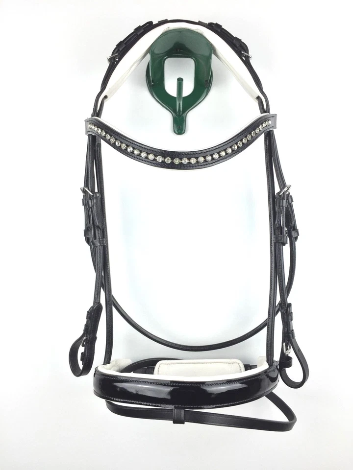 Trense, Trensenzaum, Lacktrense anatomisch genickschonend, rundgenähte Trense - Bild 1 von 1