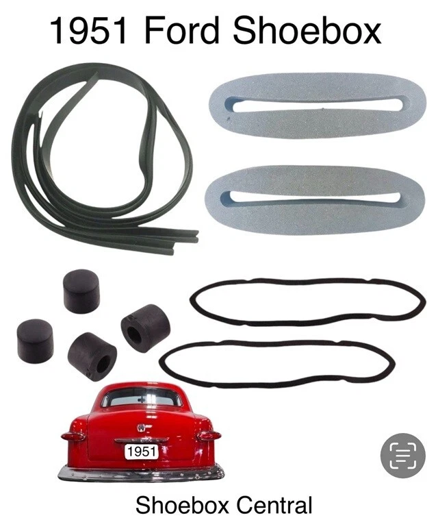 Juego de juntas de lámpara de luz trasera Ford Shoebox 1951 Foto 1 de 1