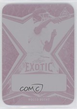 2022 Leaf Exotic Printing Plate Magenta Fish 1/1 Rocco Becht #BA-RB1 Auto