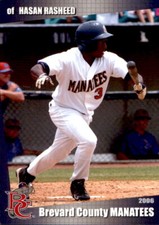 2006 Brevard County Manatees Grandstand #5 Hasan Rasheed Nashville Tennessee TN