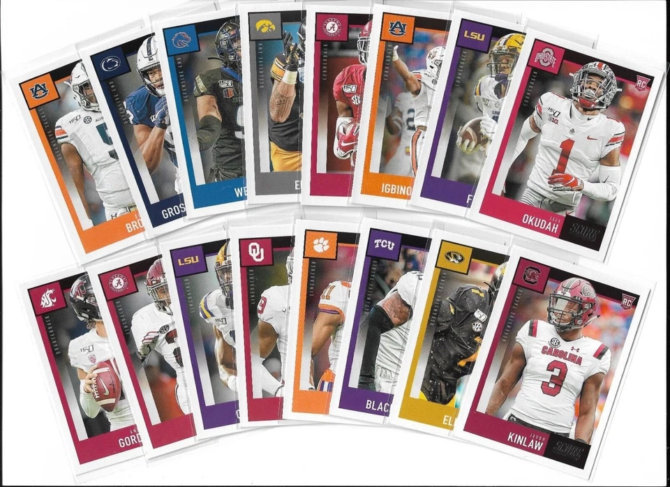2020 Score Football  Rookies  Complete your set       Free Shipping - Image 1 of 1