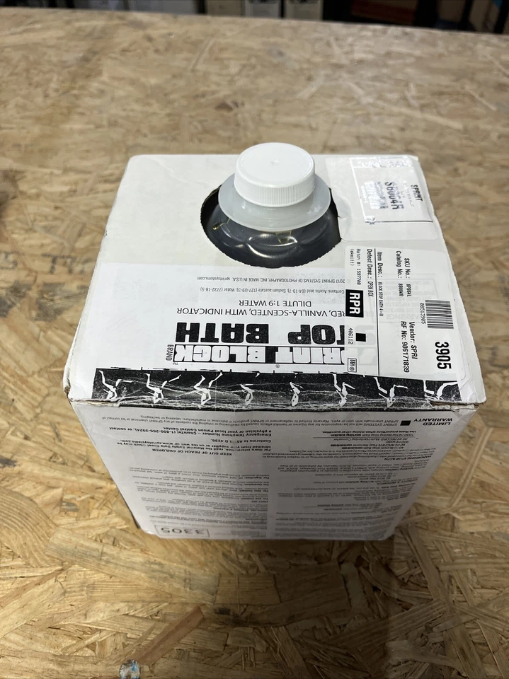 Sprint Block Stop Bath, Vanilla Scented Indicator 4Ltr #SB004-R - Image 1 of 4