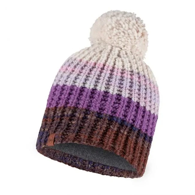 Buff Alina Knitted & Polar Beanie Hat - Purple - Image 1 of 1