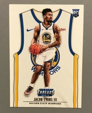 2018-19 Panini Threads - Jacob Evans III Jersey Rookie Card - Warriors - #127