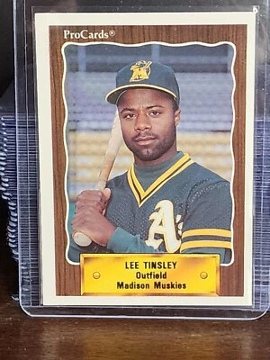 1990 CMC Minor League Lee Tinsley Madison Muskies #2282 - Image 1 of 2