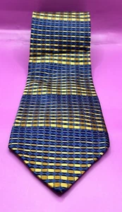 New DKNY Rare Abstract 100% Silk Men’s Tie Necktie - Picture 1 of 4