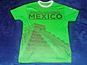 Equipo Nacional Mexico FIFA World Cup Brasil Chichen-Itza Maya Pyramid Jersey M - Picture 1 of 1