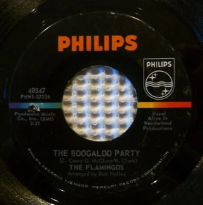 FLAMINGOS Boogaloo Party Nearness Of You Orig '66 PHILIPS Soul Vinyl 45 VG+ - Picture 1 of 1