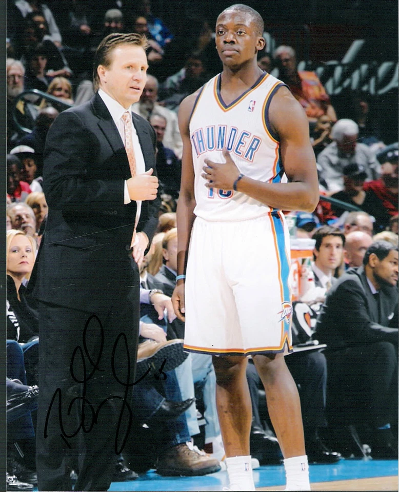 Фотография Реджи Джексона из Oklahoma City Thunder с автографом 8x10 с сертификатом подлинности LOM (PH3418) - Изображение 1 из 1