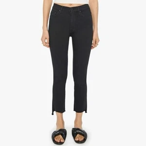 MOTHER The Insider Crop Step Fray Not Guilty Wash (Washed Black) Größe 26 - Bild 1 von 16