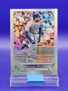 Emmanuel Rivera 2022 Topps Chrome Sonic Prism Refractor RC SP 🔥 Royals - Picture 1 of 2