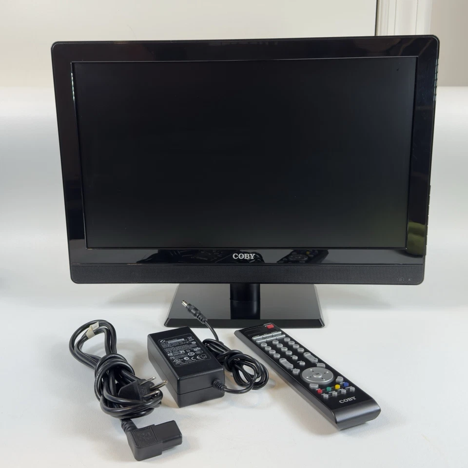 COBY 19" Widescreen LED HDTV Television LEDTV1935 + Power Adapter & Remote EUC - Image 1 of 4