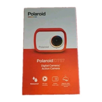 Polaroid iD757 Lifestyle Sport Action HD Recording Waterproof Camera - Red - Image 1 of 4