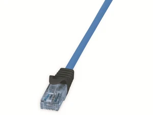 LogiLink CAT.6a Netzwerkkabel CPP001, U/UTP, 10G, PoE, HDBT, blau, 1m - Afbeelding 1 van 1