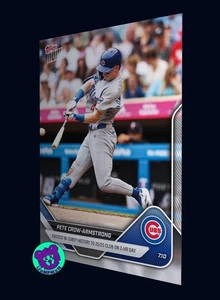 Pete Crow - Armstrong Fastest to 25/25 Club 2025 Topps Now #409 Cubs *In-Hand* - Bild 1 von 6