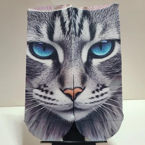 1 Paar lustige Katzengesichtsmuster Socken Unisex Einheitsgröße. - Bild 1 von 13