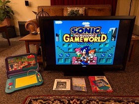 Sonic the Hedgehog's Gameworld (Sega Pico, 1996) Complete Box & Manual Tested