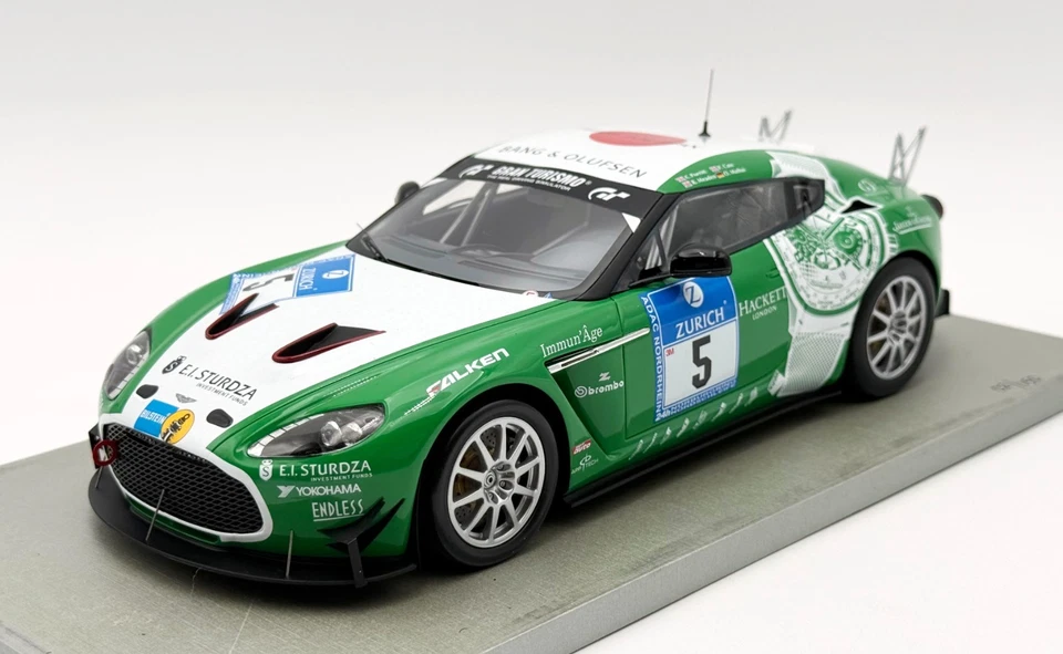 * TM-1801F - Aston Martin V12 Zagato 2012 24 H Nurburgring #5 - 1:18 Tecnomodel - Image 1 of 4