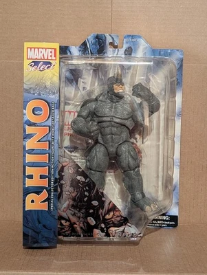 Figura de acción Rhino Villian Diamond Select Toys Marvel Comics Deluxe 9 pulgadas 2012 Foto 1 de 4
