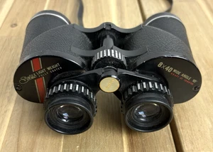 Selsi binocolo leggero completamente rivestito 8x40 grandangolare nero vintage - Foto 1 di 14