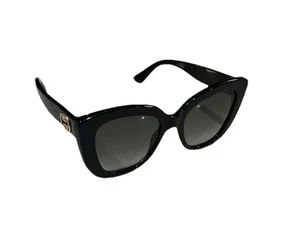 Gucci Black Square Sunglasses Womens Luxury GG0327S - Picture 1 of 8