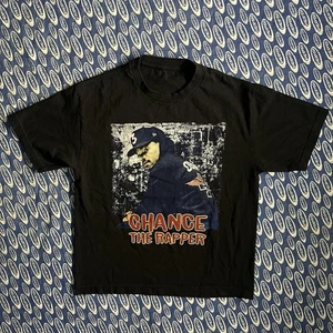 Chance The Rapper 2017 Spring Tour T-Shirt schwarz doppelseitig Herren Größe Medium - Bild 1 von 6