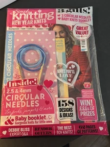 Simply Knitting Magazine Issue 194 Year 2019 With Circular Needles New Sealed! - Picture 1 of 2
