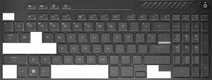 AS331 Tastatur Taste Asus TUF Gaming FA506QM F15 FX506 A15 FA506Q FA506IH    - Bild 1 von 2