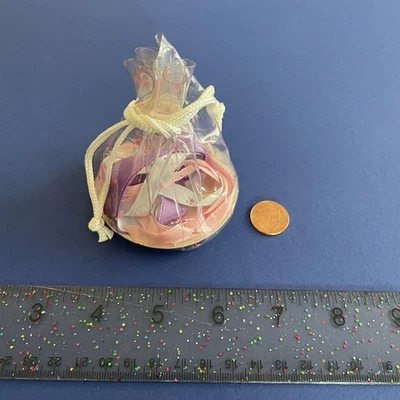 Vintage Cabbage Patch Doll Cornsilk Hair Bow Ribbons Accessory Purse - Image 1 of 3