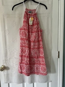 Neu mit Etikett $ 48 Einzelhandel Schlammkuchen für Atlantis Druck Strand Sommer Überwurf L neu - Bild 1 von 8