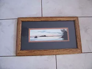 Stampa artistica pesca Debbie Stiller 1992 "Ultimo cast" - Foto 1 di 2