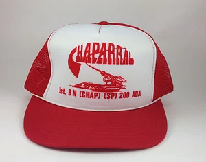 Chaparral 1st BN (CHAP) (SP) 200 ADA Red Mesh Trucker Cap Hat Snapback - Picture 1 of 8