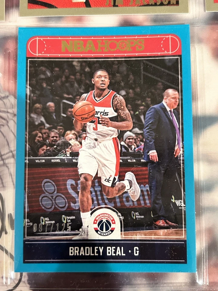 2017-18 Panini NBA Hoops Teal /125 Bradley Beal #245 Rare - Image 1 of 2