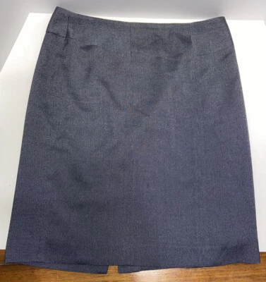 Женская прямая черная белая юбка Anne Klein размер 6 - Изображение 1 из 4