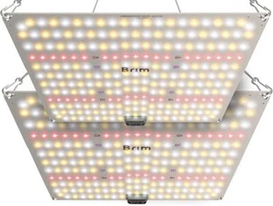Plant Growing Light LED Panel Made in Japan Full Spectrum 2 pcs. 45W Warm White - Picture 1 of 24