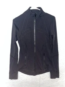 Lululemon Define Jacket sz 6 Womens Black Full Zip Track Field Running Gym - Picture 1 of 8