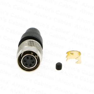 HR10A-7P-6S Hirose 6 Pin Female Connector Plug for Basler GIGE AVT CCD Camera - Picture 1 of 6