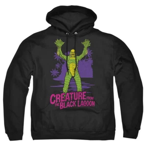 Felpa con cappuccio Creature From The Black Lagoon "Profondità proibite", Lng Slv - Foto 1 di 10