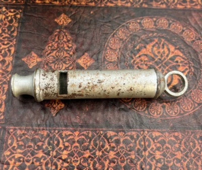 Vintage Police Whistle - Military Whistle - Air Raid Whistle - Trench Whistle - Image 1 of 4