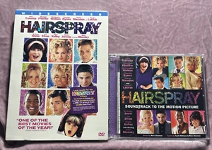 Hairspray (DVD, 2007, Fullscreen) NEW - And Hair Spray CD! Lot - Picture 1 of 5