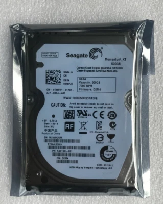 For Seagate ST500LX003 500GB Hybrid SSHD 2.5" 32 MB SSD 8GB SATA 6Gb/s 7200 RPM - Image 1 of 3