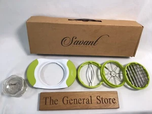 Savant Kitchen Apple Slicer- Easy Grip Thin Apple Slicer/ Corer - Picture 1 of 8