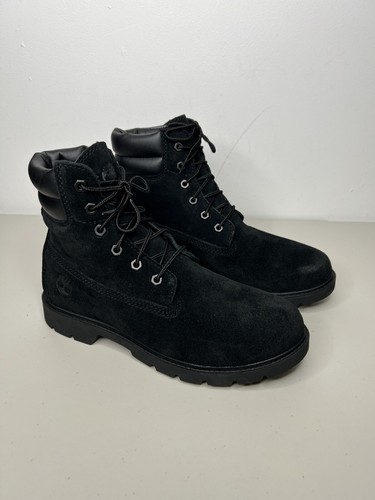 Timberland stivali impermeabili donna Linden Woods pelle nabuk nero taglia 9 5
