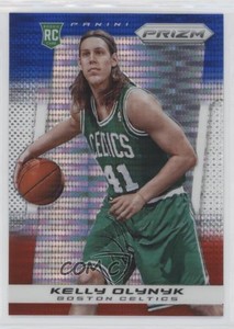 2013-14 Panini Prizm Blue White & Red Pulsar Prizms Kelly Olynyk #89 Rookie RC
